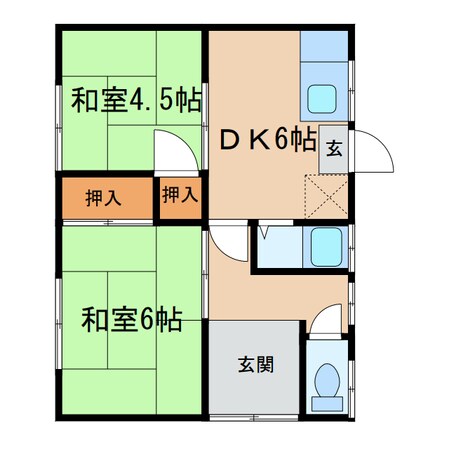 田邉借家　の物件間取画像